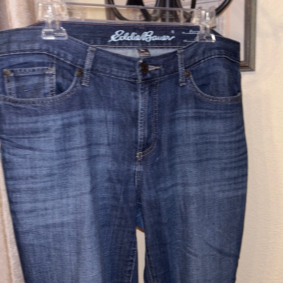 Eddie Bauer Dark Blue Women's Boyfriend Jeans~Sz 10 in Tall - Picture 5 of 6